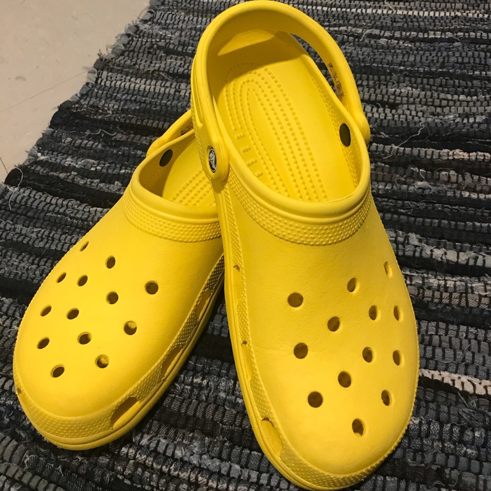 Yellow Crocs